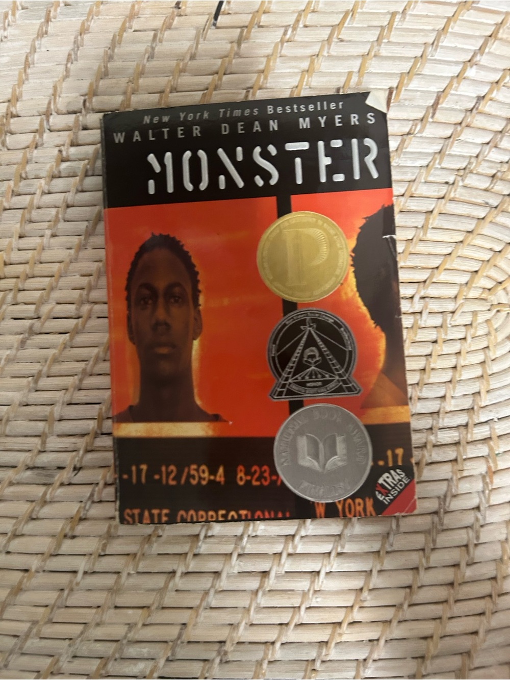 Harper Book Cover - Black and Orange with Gold & Silver Medals